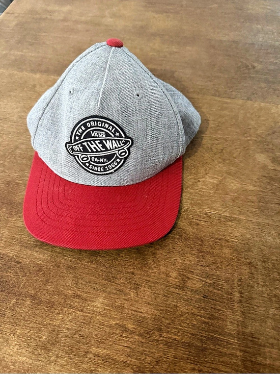 Vans Other - Vans Off The Wall The Original Since 1966 Snapback Hat Since 1966 Gray & Red